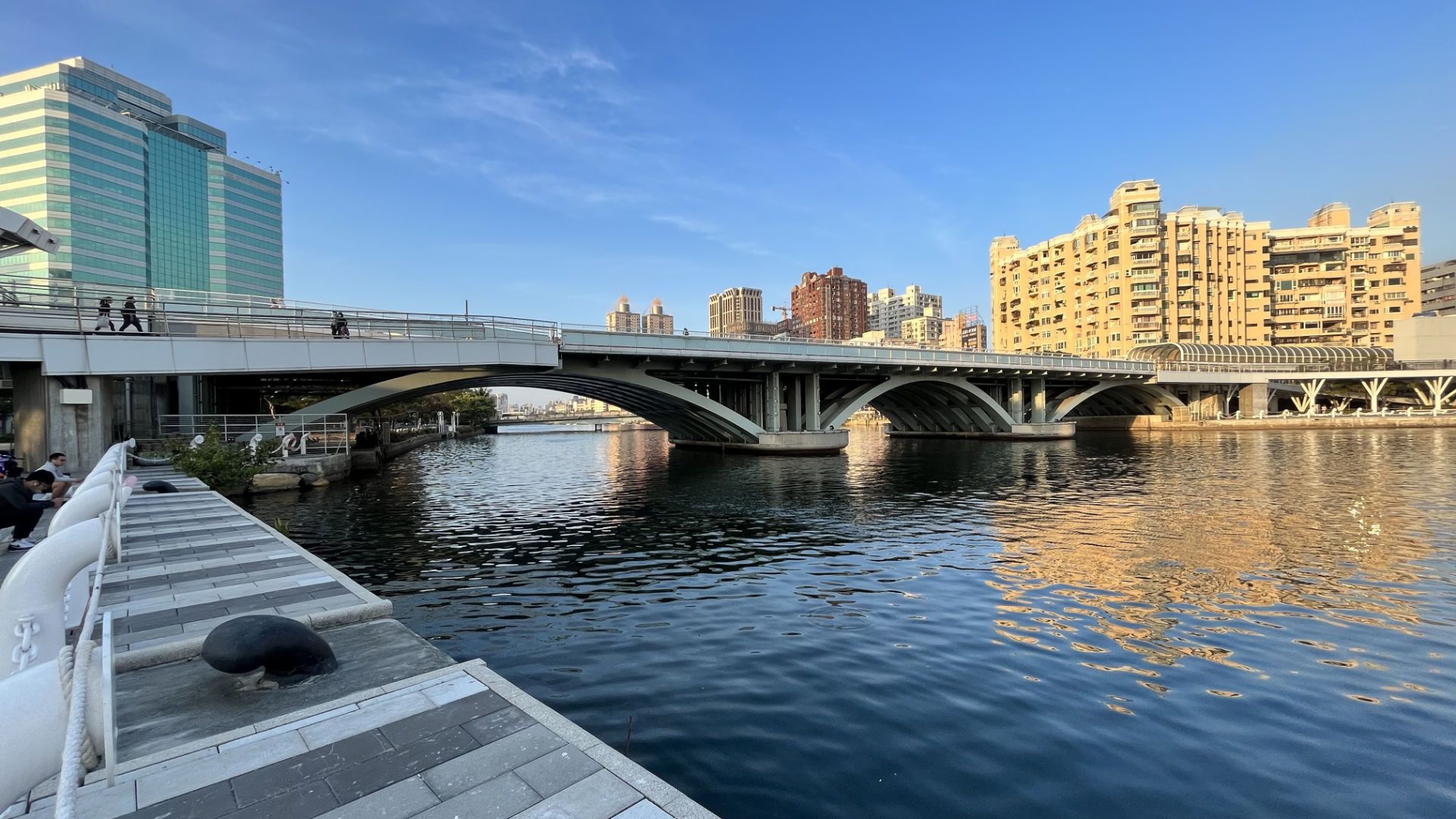 A bridge across Love River, Kaohsiung.