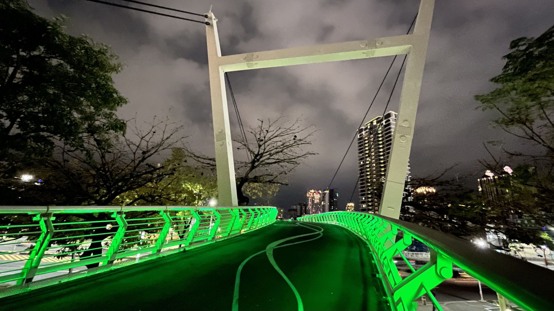 The largest bridge at Heart of Love River.